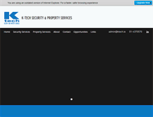 Tablet Screenshot of ktech.ie